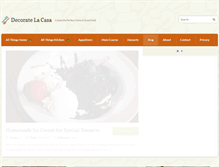 Tablet Screenshot of decoratelacasa.com